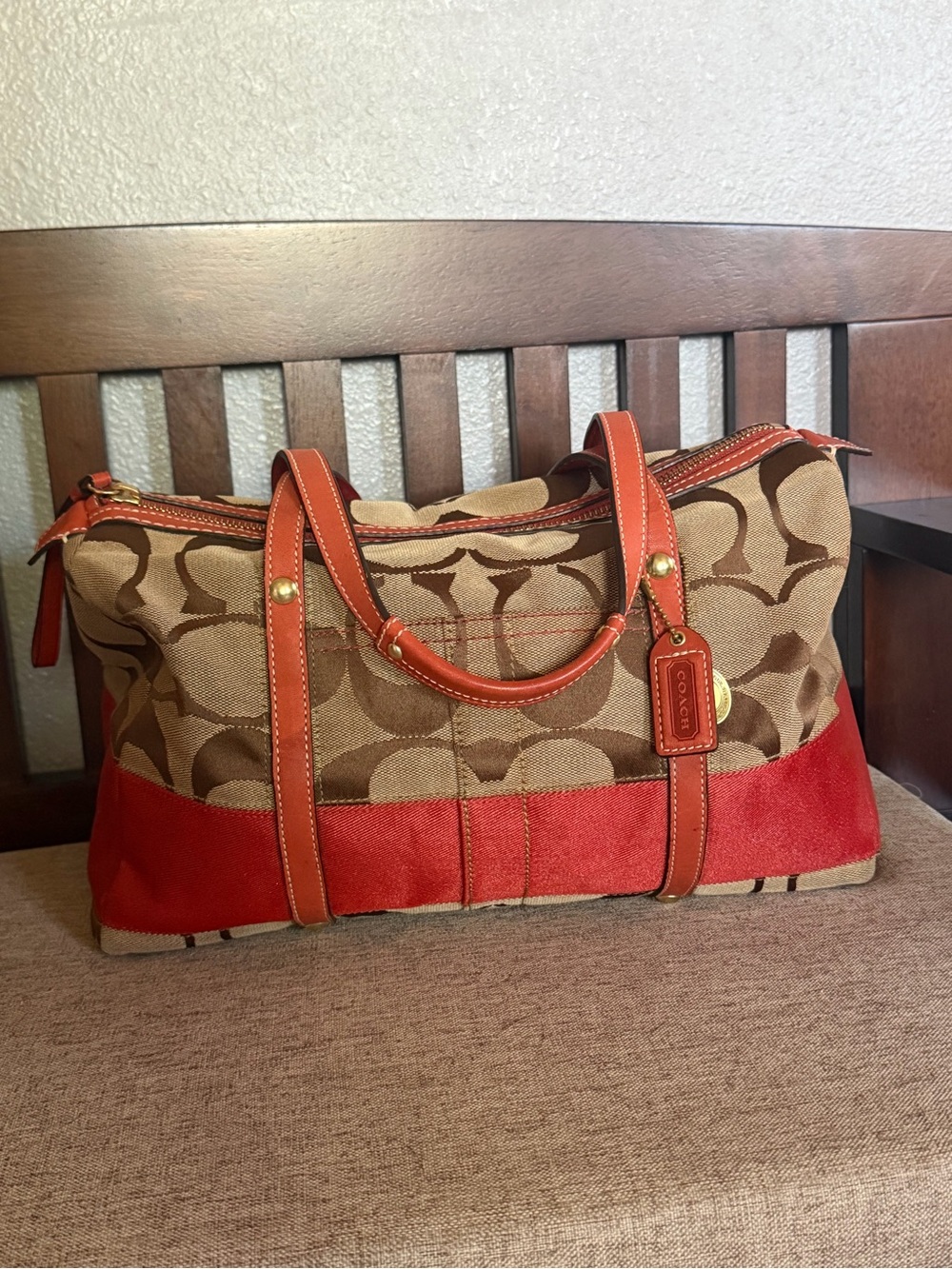 Coach 2007 Jacquard Boston Satchel G0726-11102